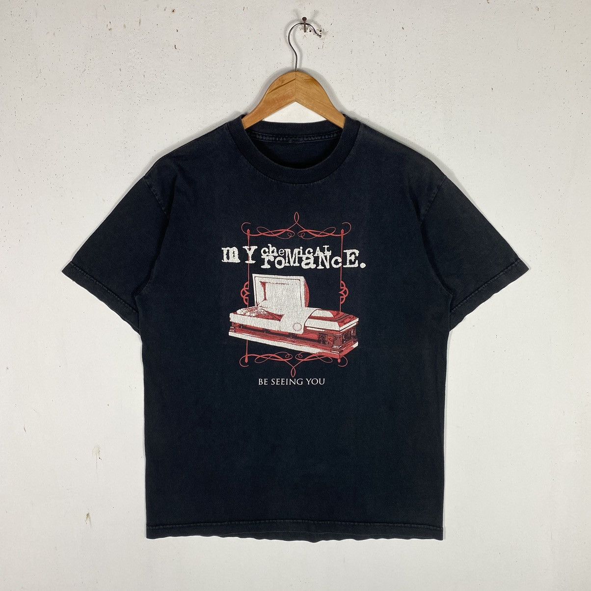 Band Tees × My Chemical Romance × Vintage VINTAGE MY CHEMICAL ROMANCE BAND BE SEEING YOU PROMO TEE Size US M / EU 48-50 / 2 - 2 Thumbnail
