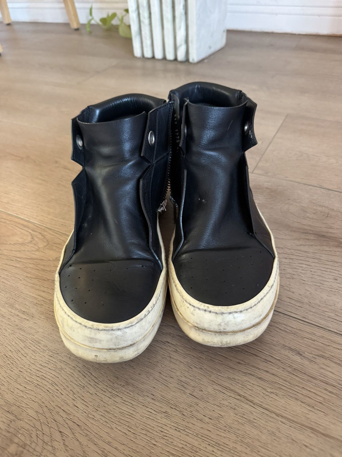 Rick Owens Leather Island dunks 43 Size US 10 / EU 43 - 2 Thumbnail