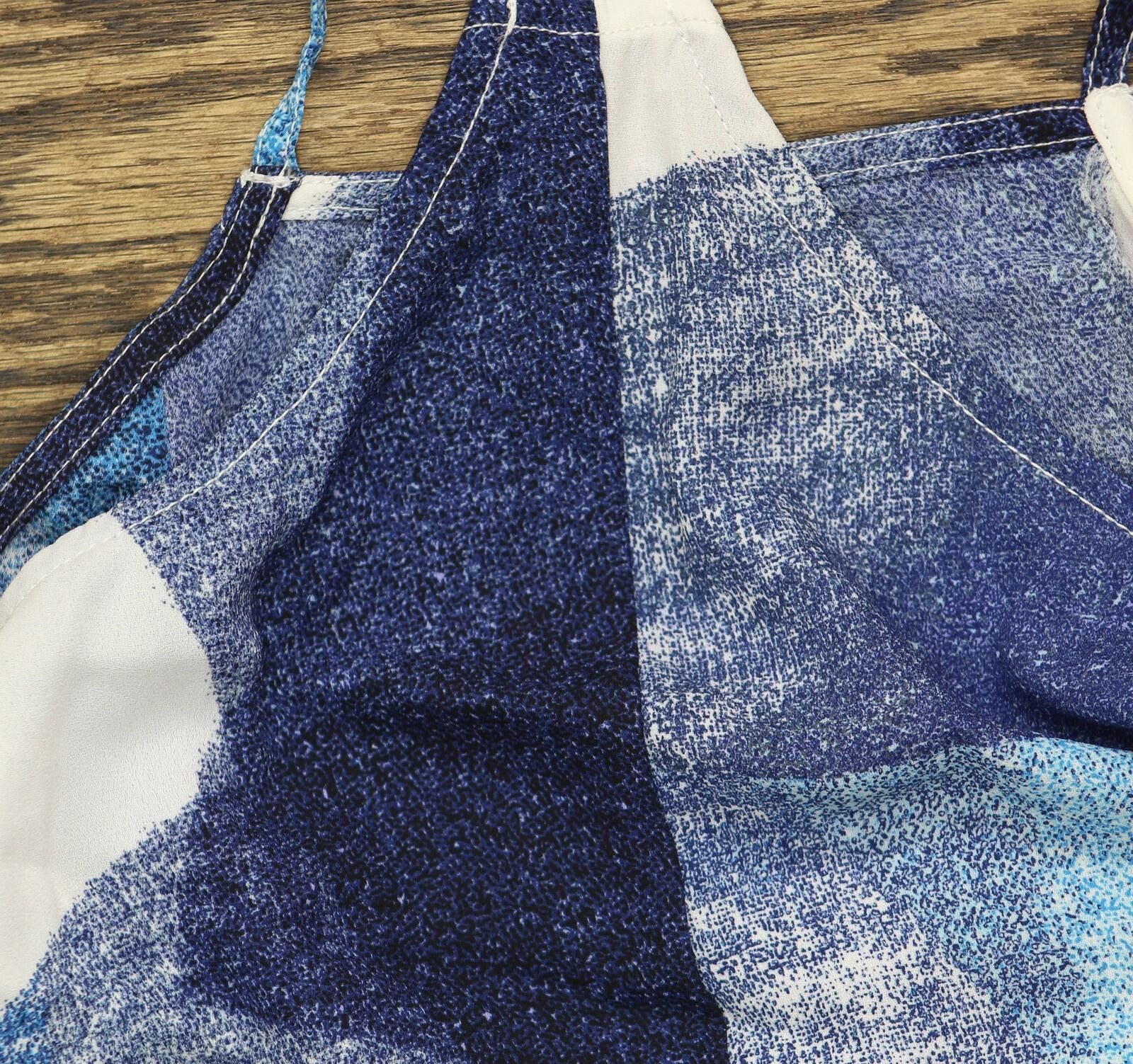Other Nwt Calvin Klein Jeans Halter Top Deep Denim Blue / White M Size M / US 6-8 / IT 42-44 - 7 Thumbnail