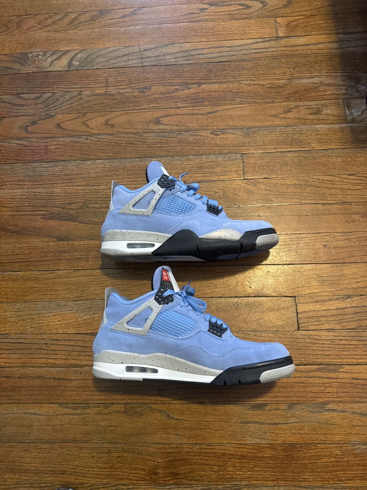Jordan Brand × Nike JORDAN 4 RETRO UNIVERSITY UNC BLUES Size US 11.5 / EU 44-45 - 23 Thumbnail