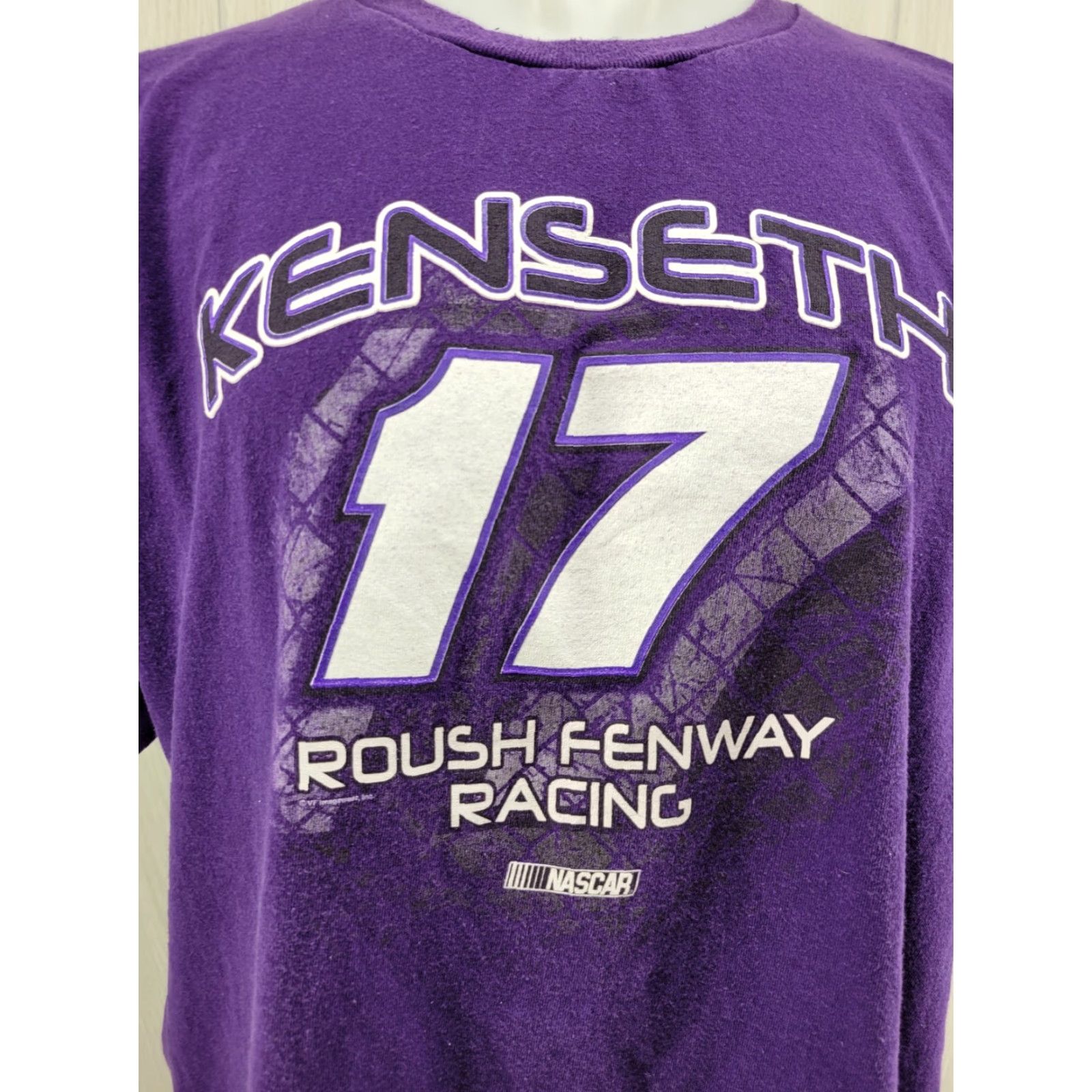 NASCAR NASCAR Matt Kenseth T Shirt Mens 2XL Purple Roush Fenway Racing Size US XXL / EU 58 / 5 - 2 Thumbnail