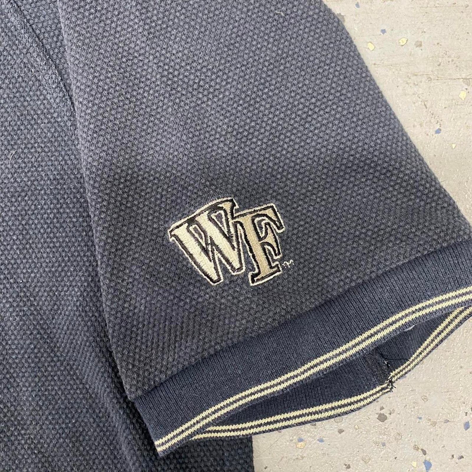 Nike Y2K/90s Nike Wake Forrest Polo Shirt Size US XL / EU 56 / 4 - 6 Thumbnail