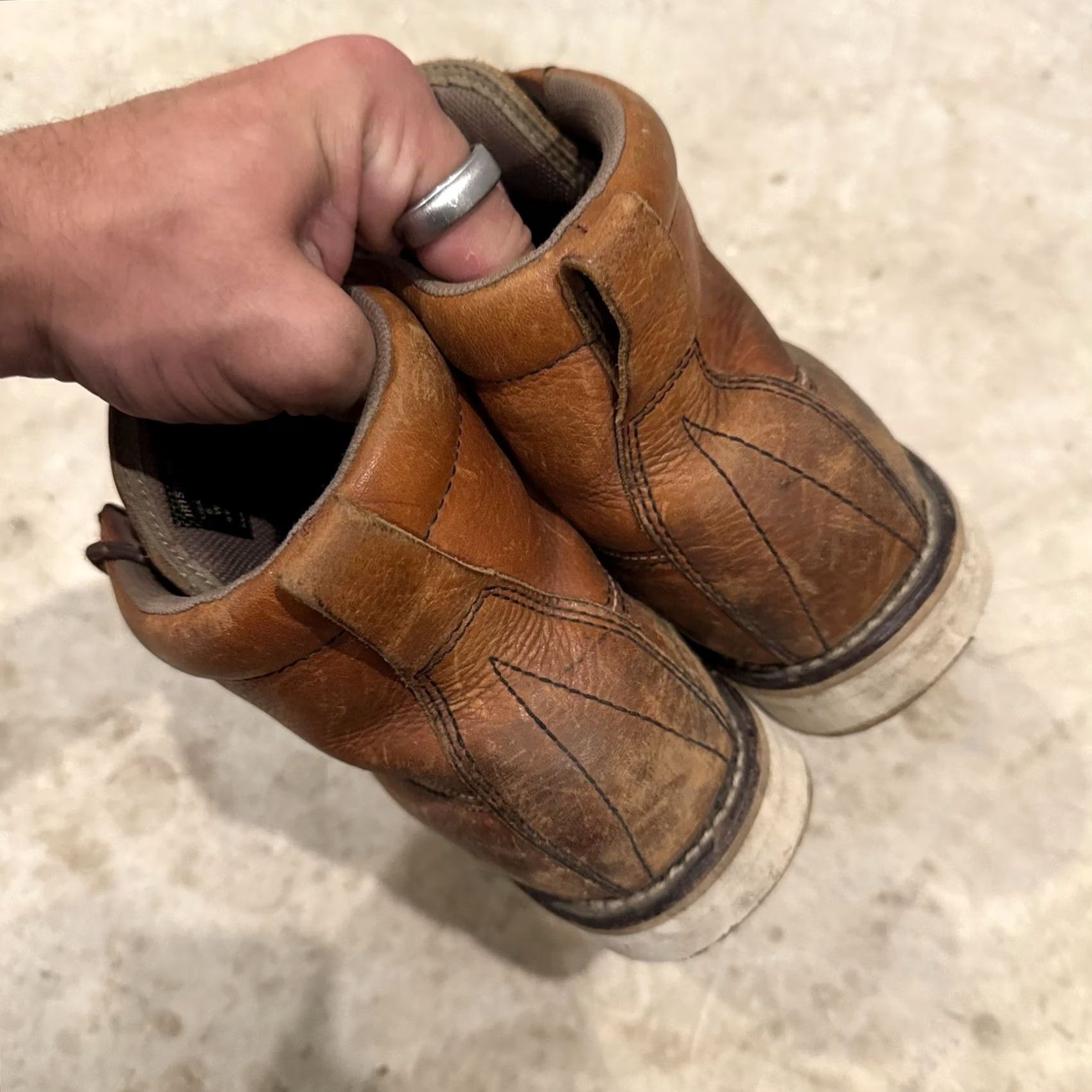 Vintage Irish Setter Women Size 6 Brown Leather Boots Red Wing Waterproof 890 Boots Leather Waterproof 890 Womens Mens? Size US 6 / IT 36 - 5 Thumbnail
