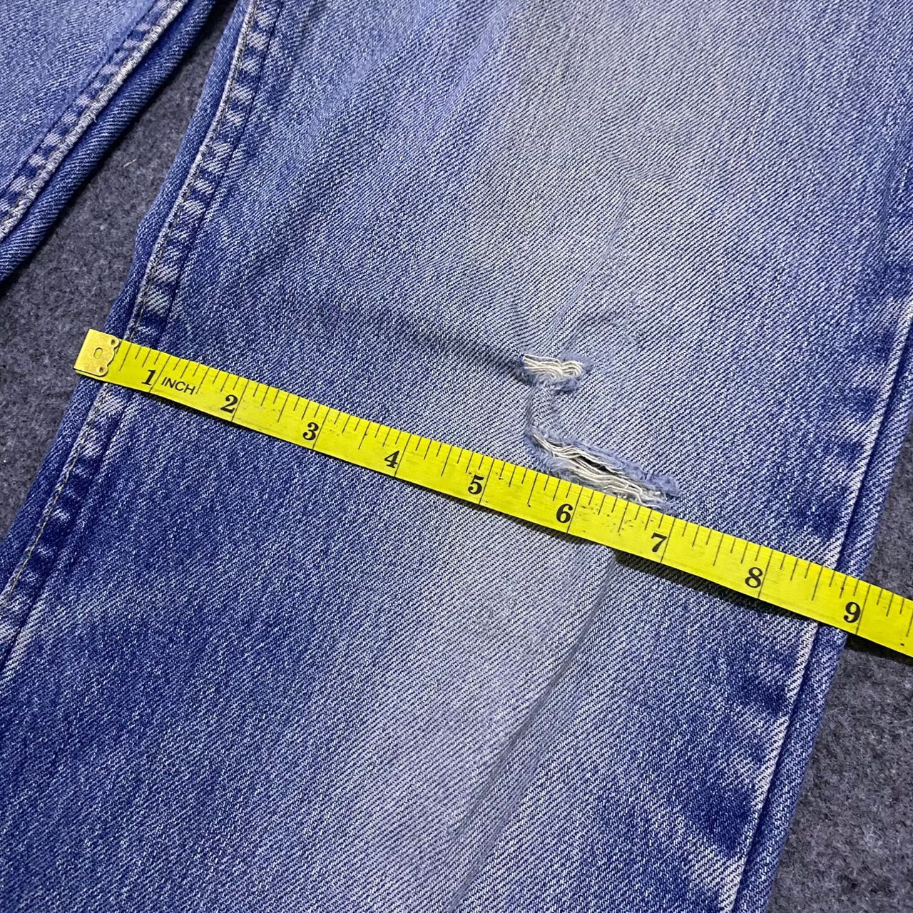 Lee 💥Best Offer💥Vintage 80s Lee Riders Distressed Denim Size US 34 / EU 50 - 7 Thumbnail