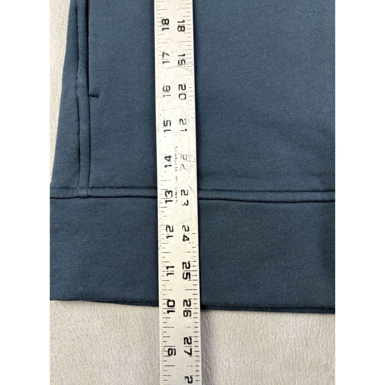 Lululemon Lululemon athletica Sweatshirt Tunic Kangaroo Pocket Blue 100% Cotton Terry Long Sleeve Pullover Women's Size 2 Size XS / US 0-2 / IT 36-38 - 6 Thumbnail