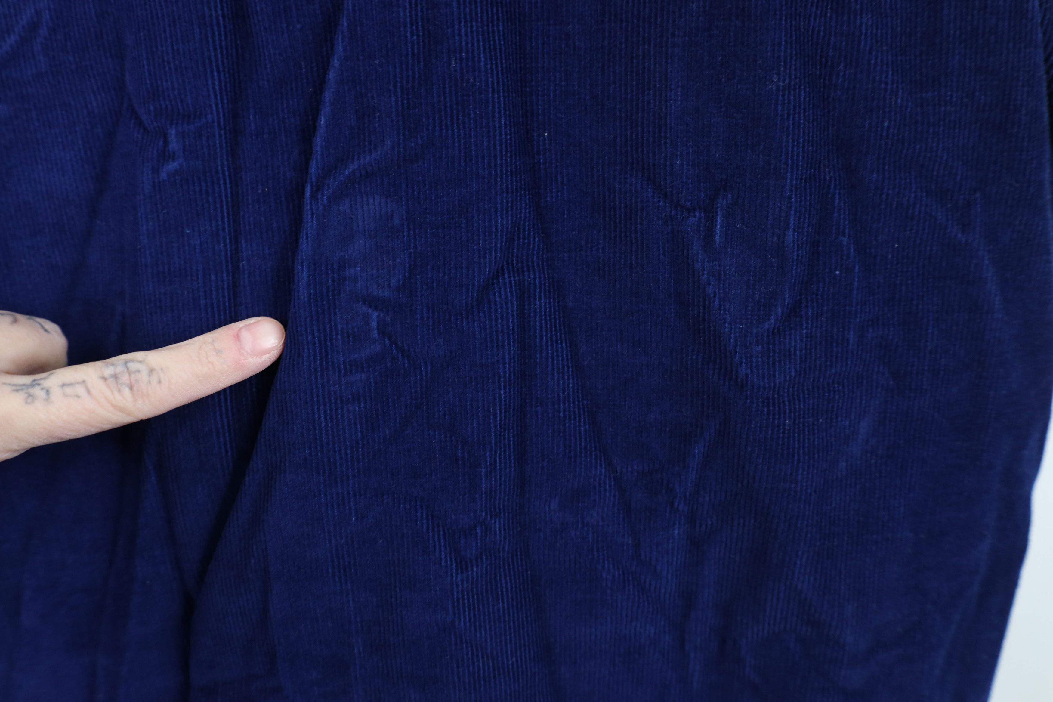 Vintage Vintage 90s Streetwear Quilted Corduroy Vest Jacket Blue Size US XL / EU 56 / 4 - 13 Thumbnail