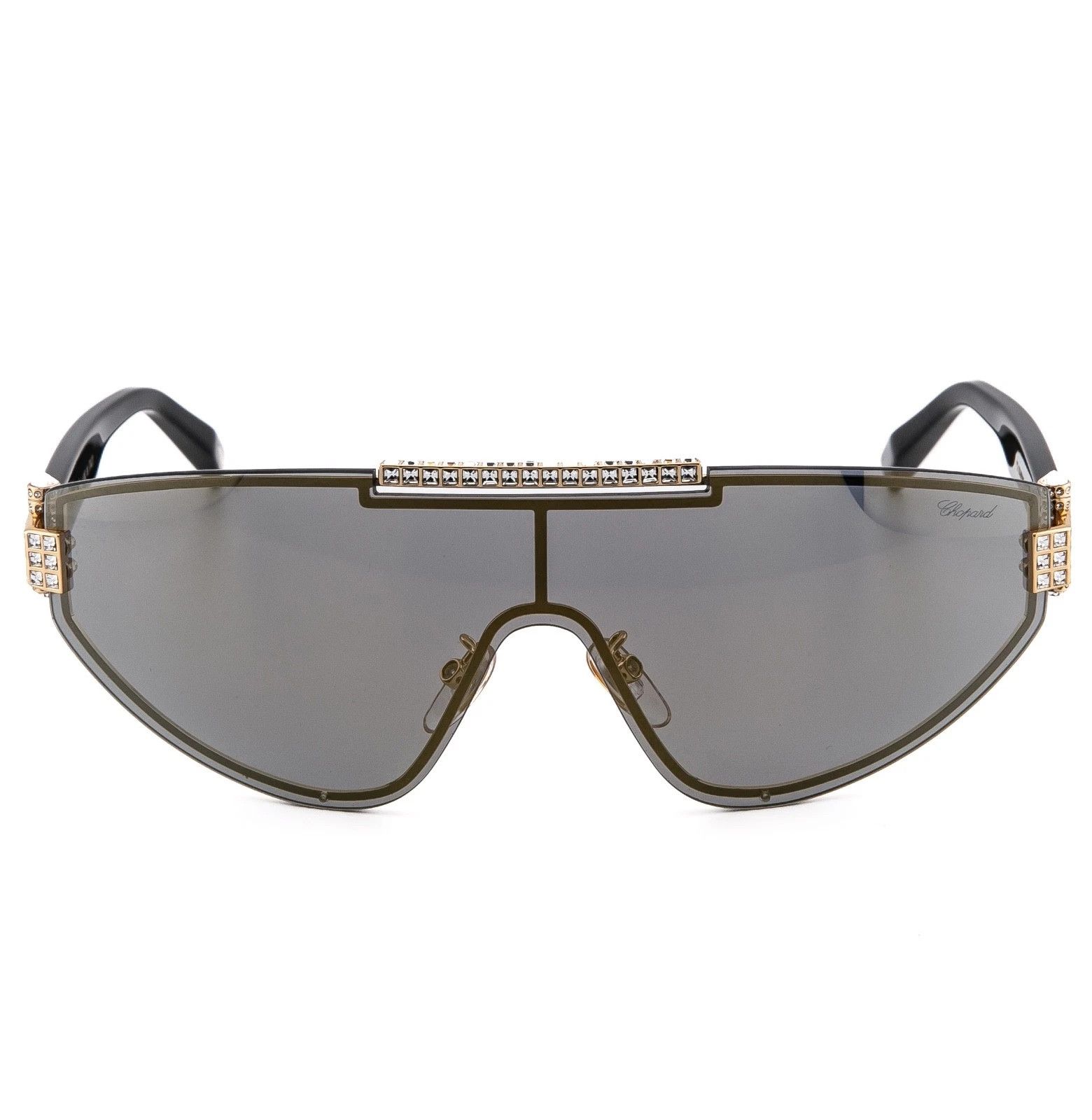 Chopard CHOPARD Black Gold Mirrored High Jewelry SCHF09S F09S Size ONE SIZE - 2 Thumbnail