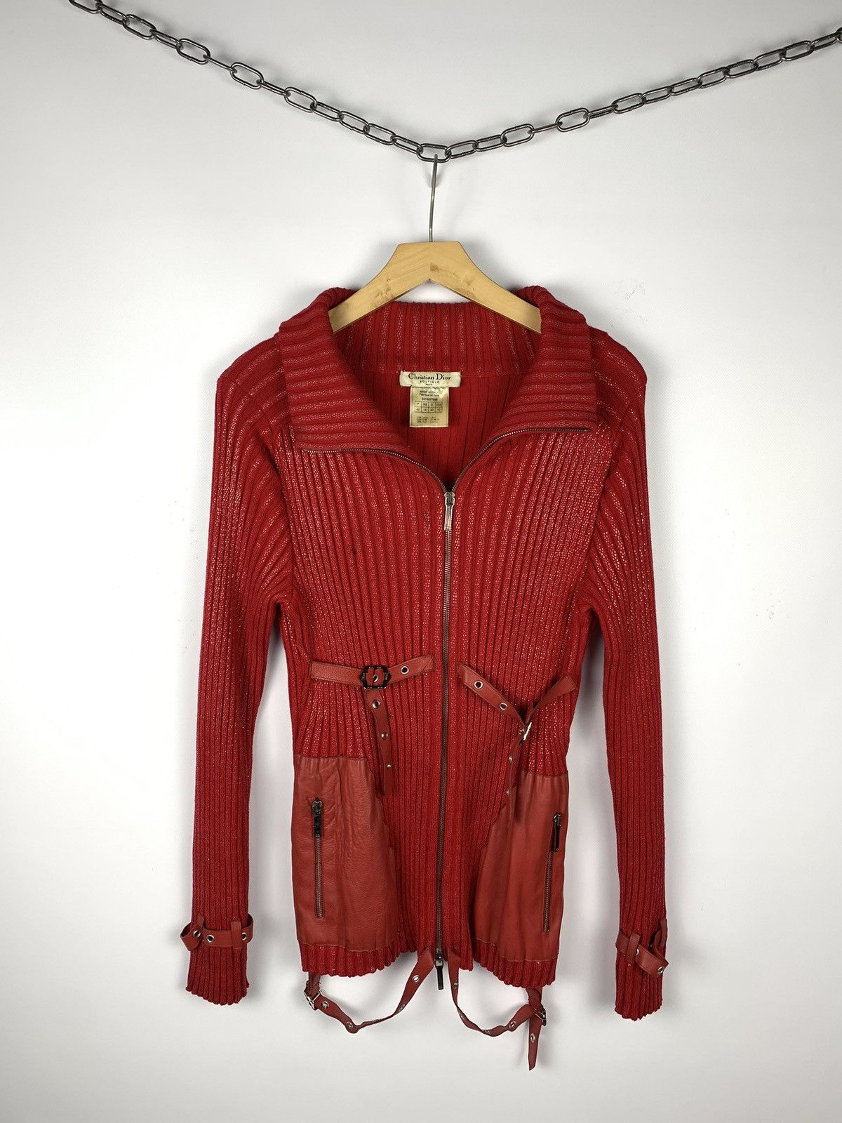 Christian Dior Monsieur Archival Christian Dior Boutique Full Zip Jacket With Straps Size M / US 6-8 / IT 42-44 - 1 Thumbnail