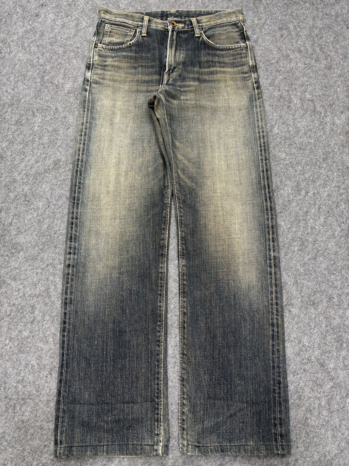 Japanese Brand 💥Insane 90s Mudwash💥Rare Edwin Rusty Selvedge Denim F659 Size US 30 / EU 46 - 24 Thumbnail