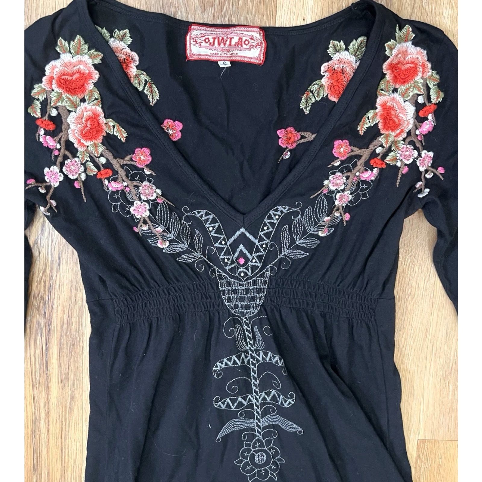 johnny was black embroidered dress Maddy Dress of Euphoria  I Z F