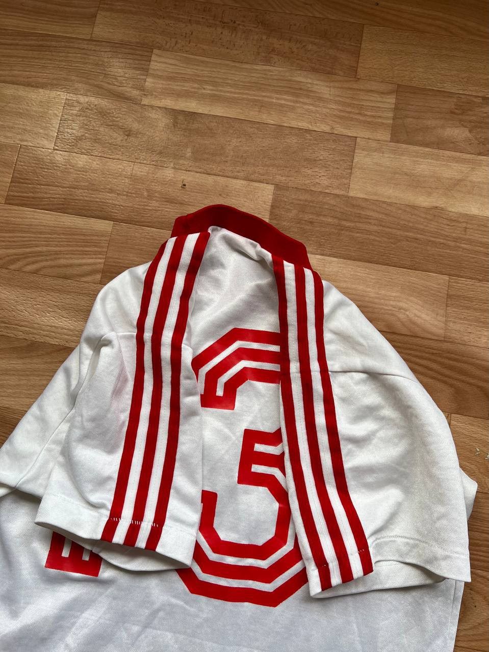 Vintage ULTRA RARE! 1975 SWITZERLAND #13 MATCH WORN ADIDAS JERSEY L Size US L / EU 52-54 / 3 - 23 Thumbnail