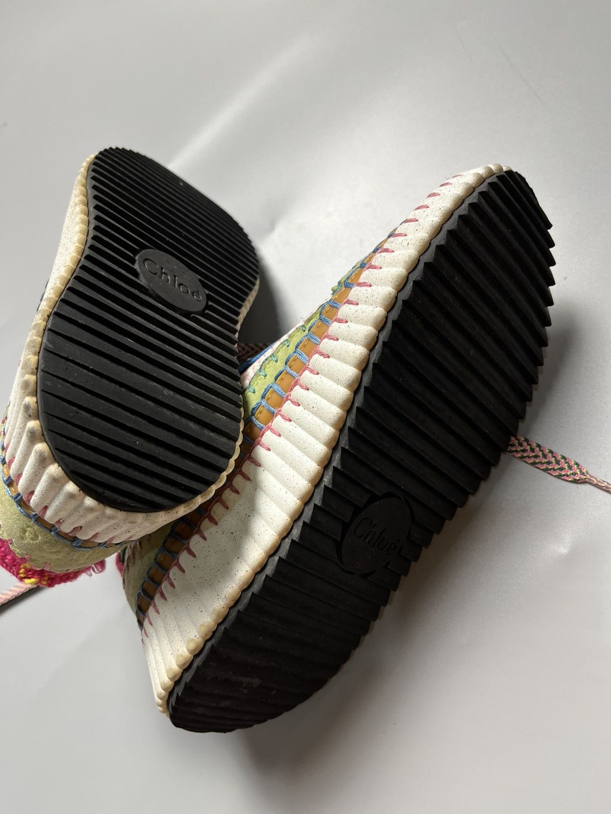 Chloe chloe Nama handstitch multicolor sneaker Size US 5 / IT 35 - 7 Thumbnail