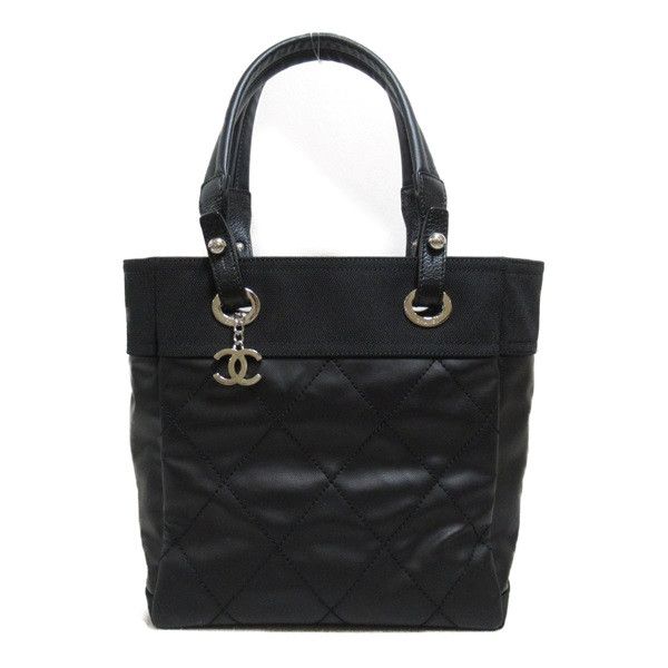 image of Chanel Paris-Biarritz Tote Bag in Black, Women's
