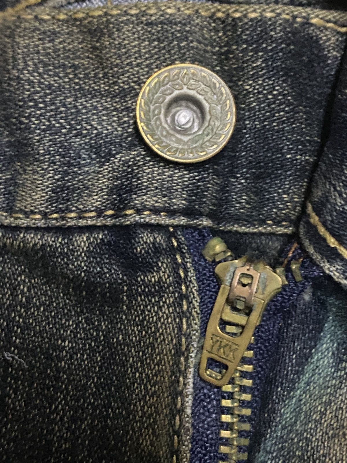 Vintage Vintage Japanese Brands Rusty Distressed Loose Jeans Size US 36 / EU 52 - 11 Thumbnail