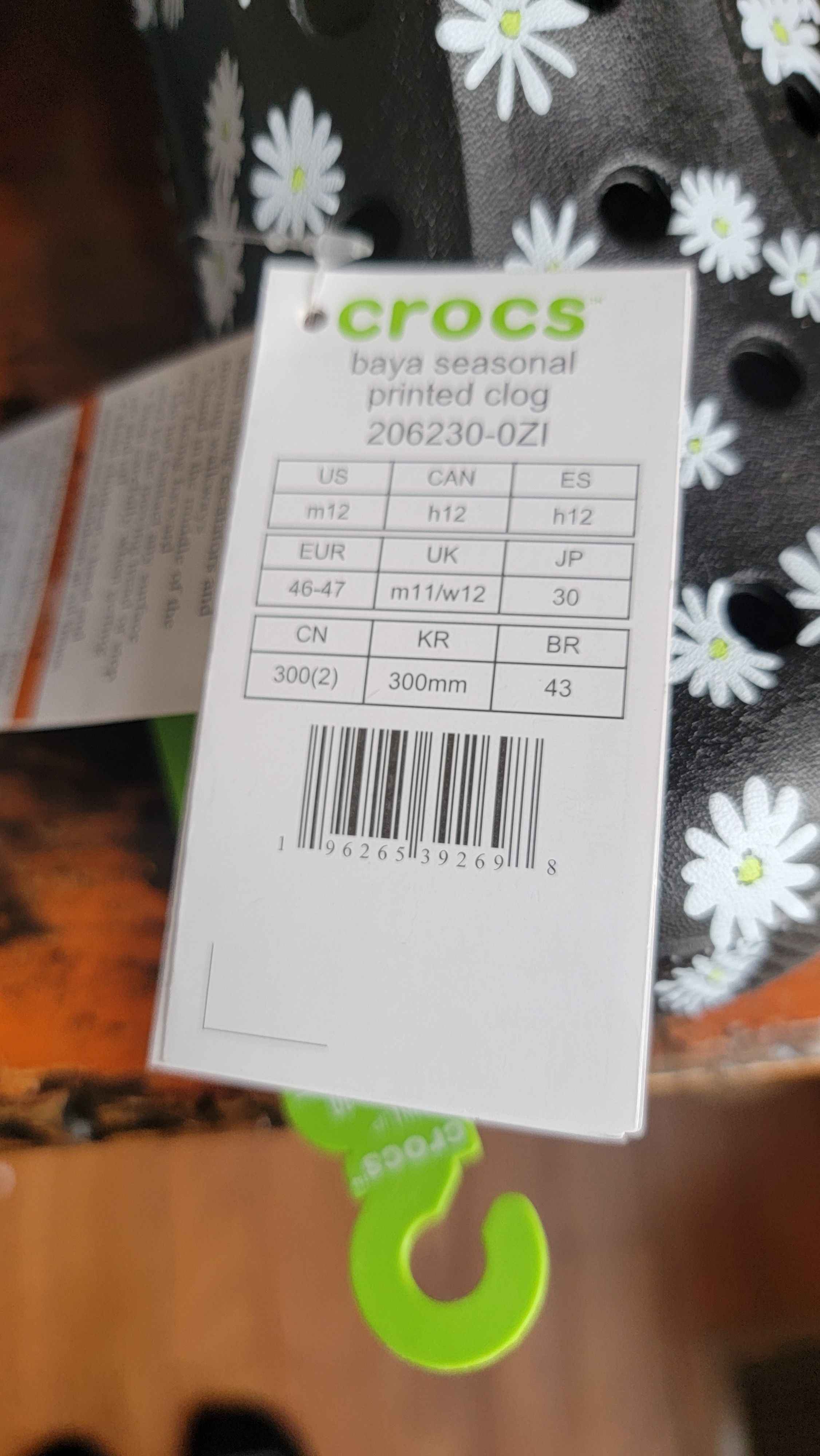 Crocs Flower Crocs Size US 12 / EU 45 - 6 Thumbnail