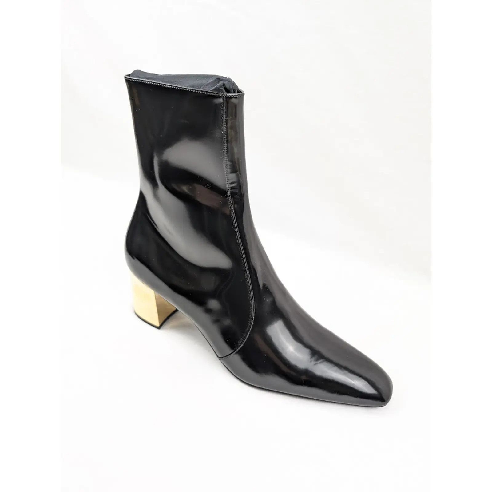 Saint Laurent Paris o1rshd1 Q:2 / XIV 70 Zipped Boots in Nero Size US 12 / EU 45 - 2 Thumbnail