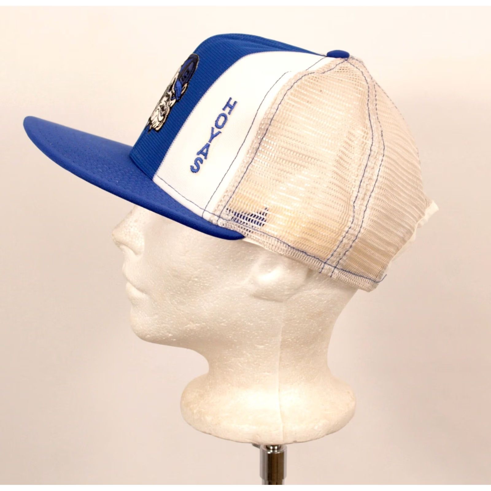 Vintage VINTAGE AJD Georgetown Hoyas Cap Hat Blue Snapback Adjustable L 80s 90s Size ONE SIZE - 3 Thumbnail