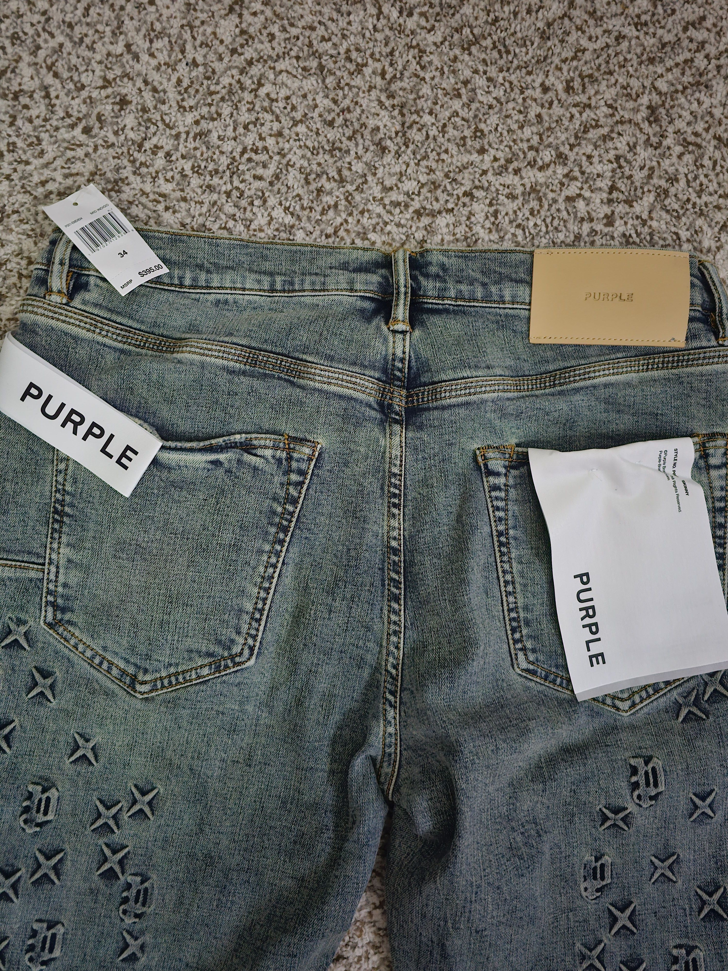 Purple Brand Purple Special Edition Monogram Jeans Size US 34 / EU 50 - 15 Thumbnail