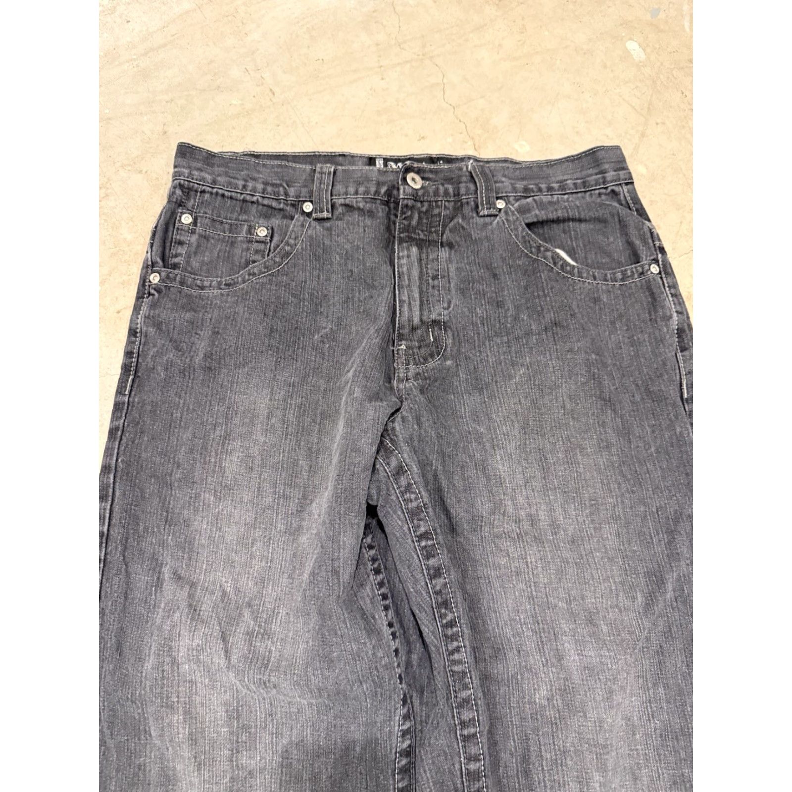 Southpole VINTAGE Southpole Xclusive Jeans 36x32 Baggy Charcoal Dark Grey Y2k Hip Hop 90s Jeans Mens Regular 5-Pocket Size US 36 / EU 52 - 4 Thumbnail