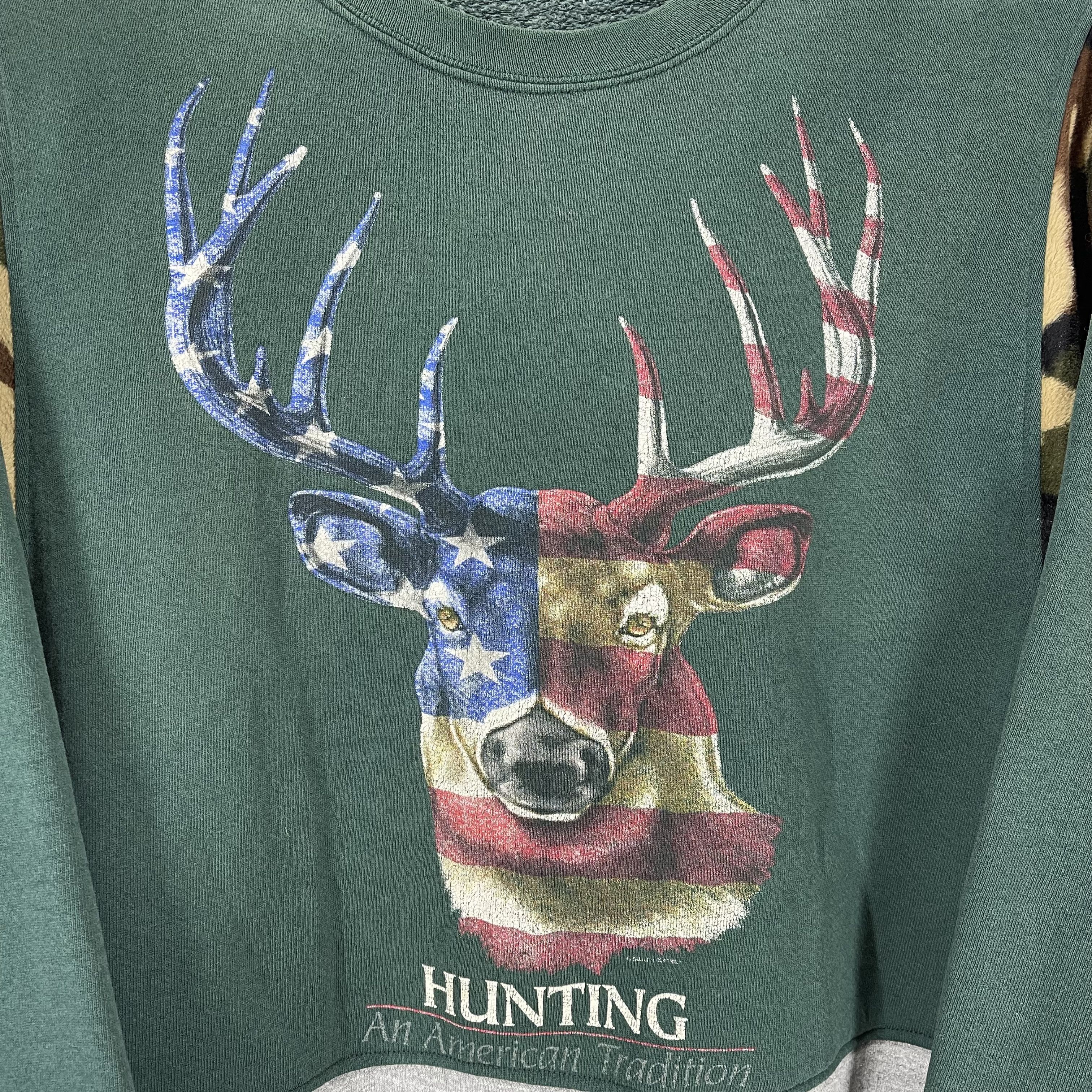 Vintage Y2K Vintage ANIMAL HUNTING by PLUMA Sweatshirt #1715/06 Size US XL / EU 56 / 4 - 2 Thumbnail