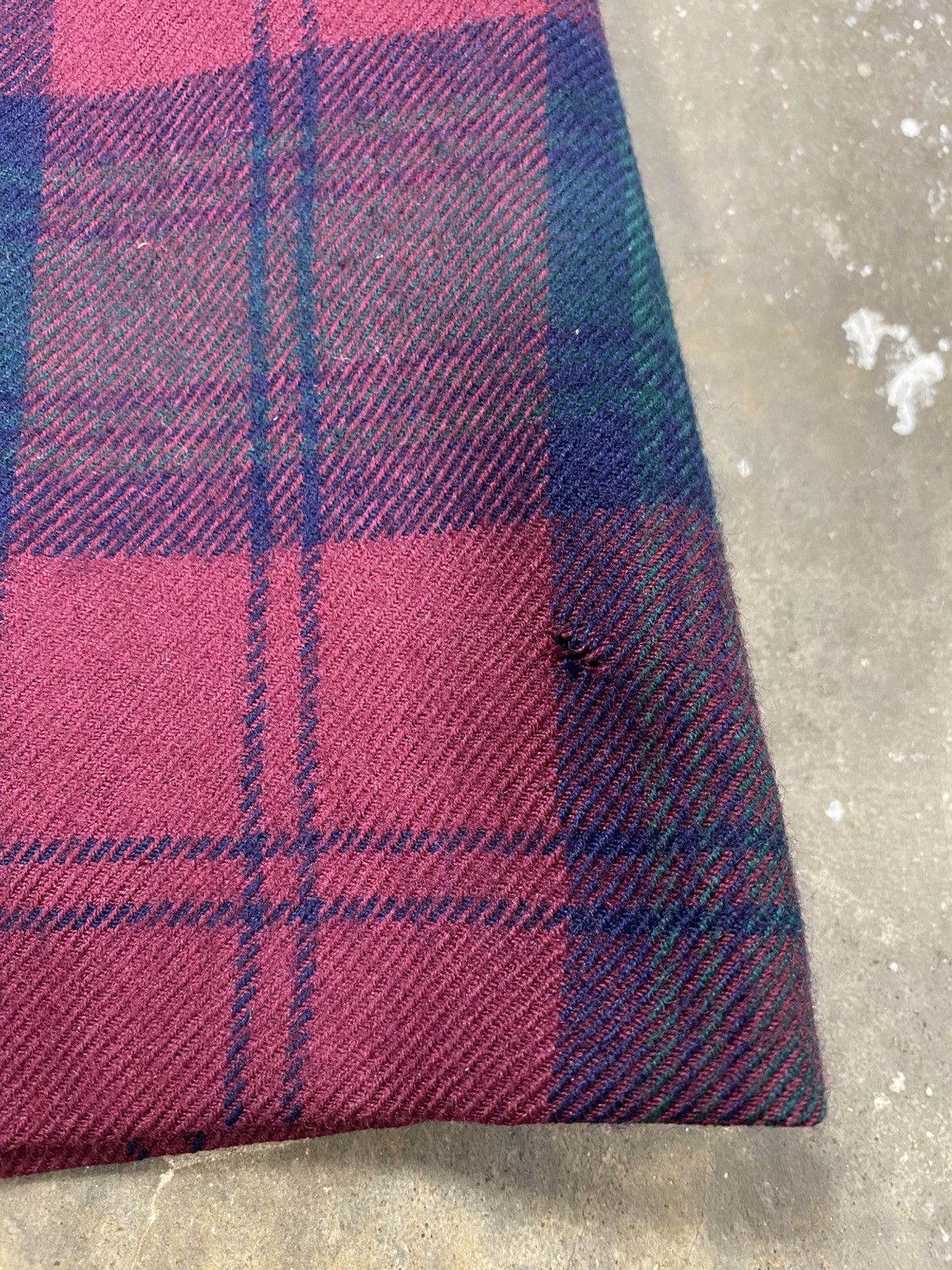 Issey Miyake Rare Vintage I.S Sunao Kuwahara Wool Chekered Skirt Size 25" / US 0 / IT 36 - 6 Thumbnail