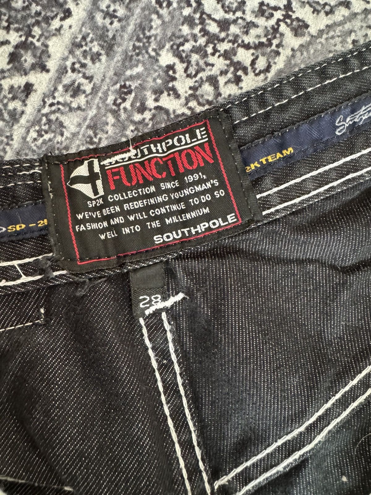 Southpole Southpole Y2K Grey Cargo Pants – Size 28 Size US 28 / EU 44 - 5 Thumbnail