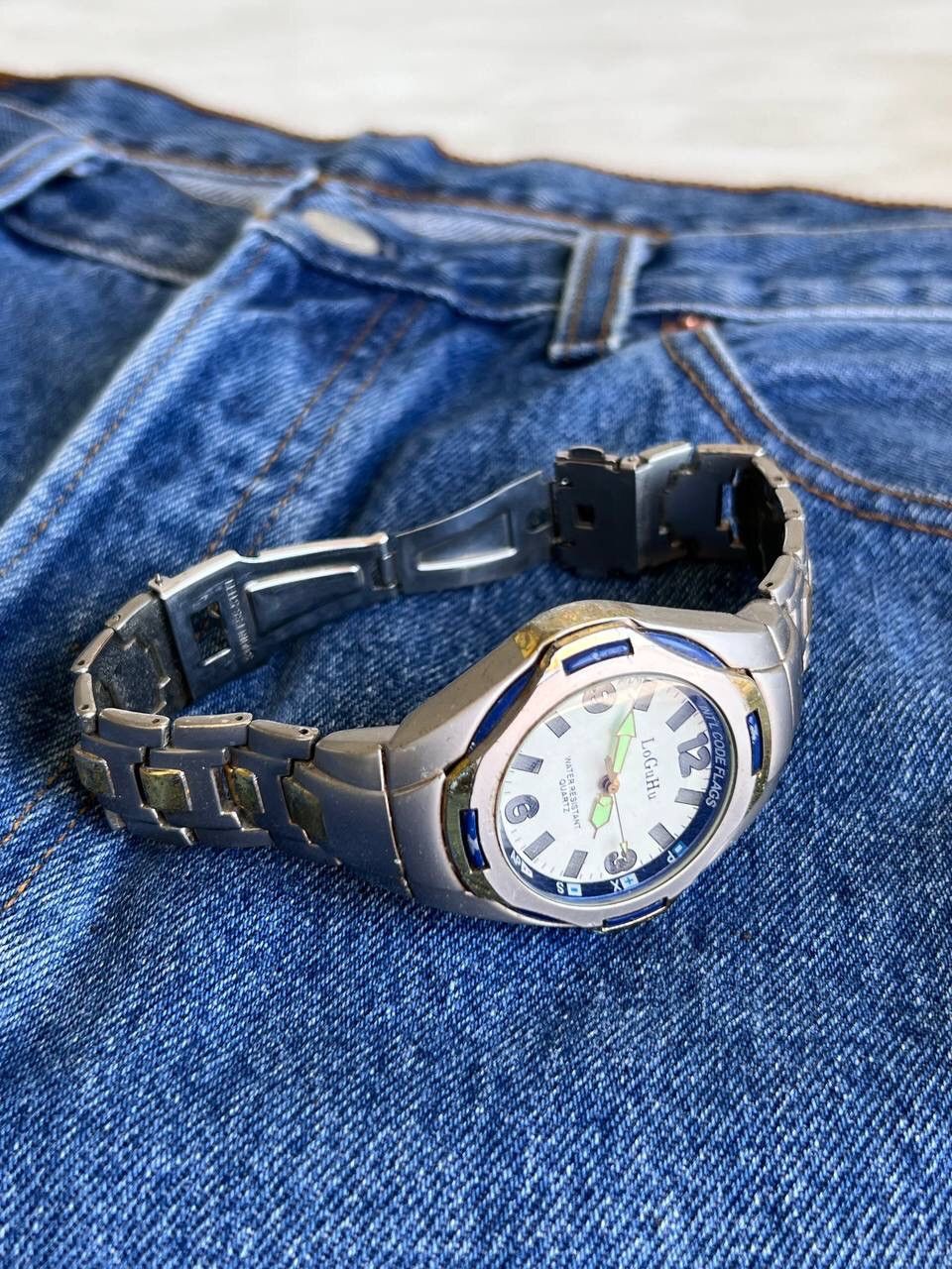 Designer × Japanese Brand 2000s LoGuHu Futuristic Vintage Big Watch Japanese style Size ONE SIZE - 5 Thumbnail
