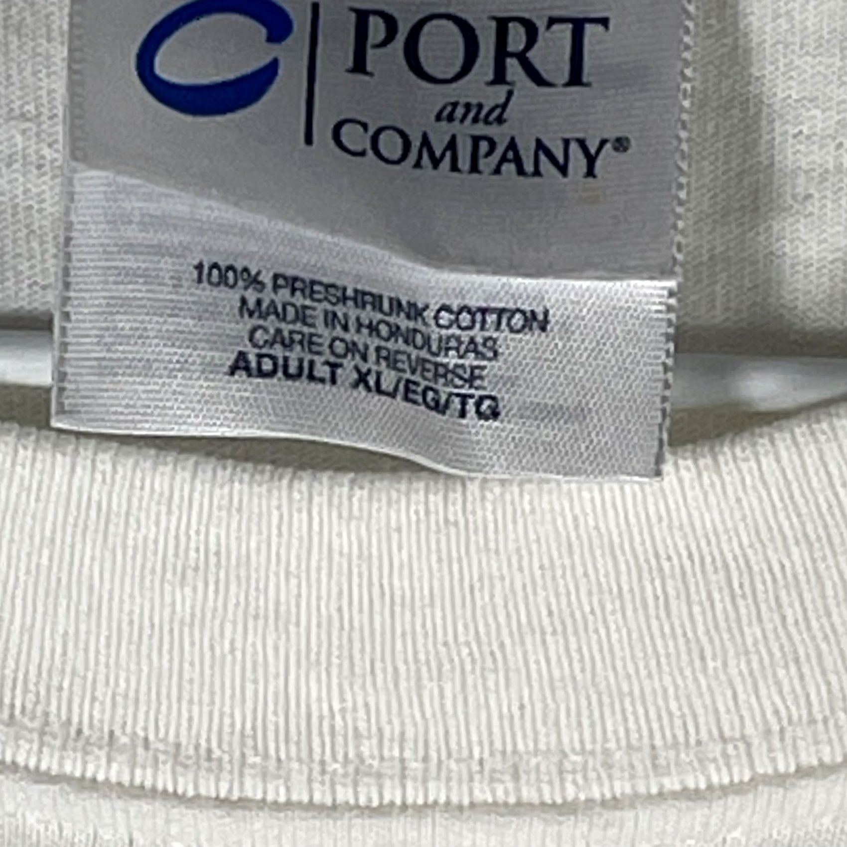 Vintage C-Port And Company White/Orange Graphics Crew Neck T-shirt XL XLarge Men Short Sleeve Cotton Canvas Size US XL / EU 56 / 4 - 3 Thumbnail