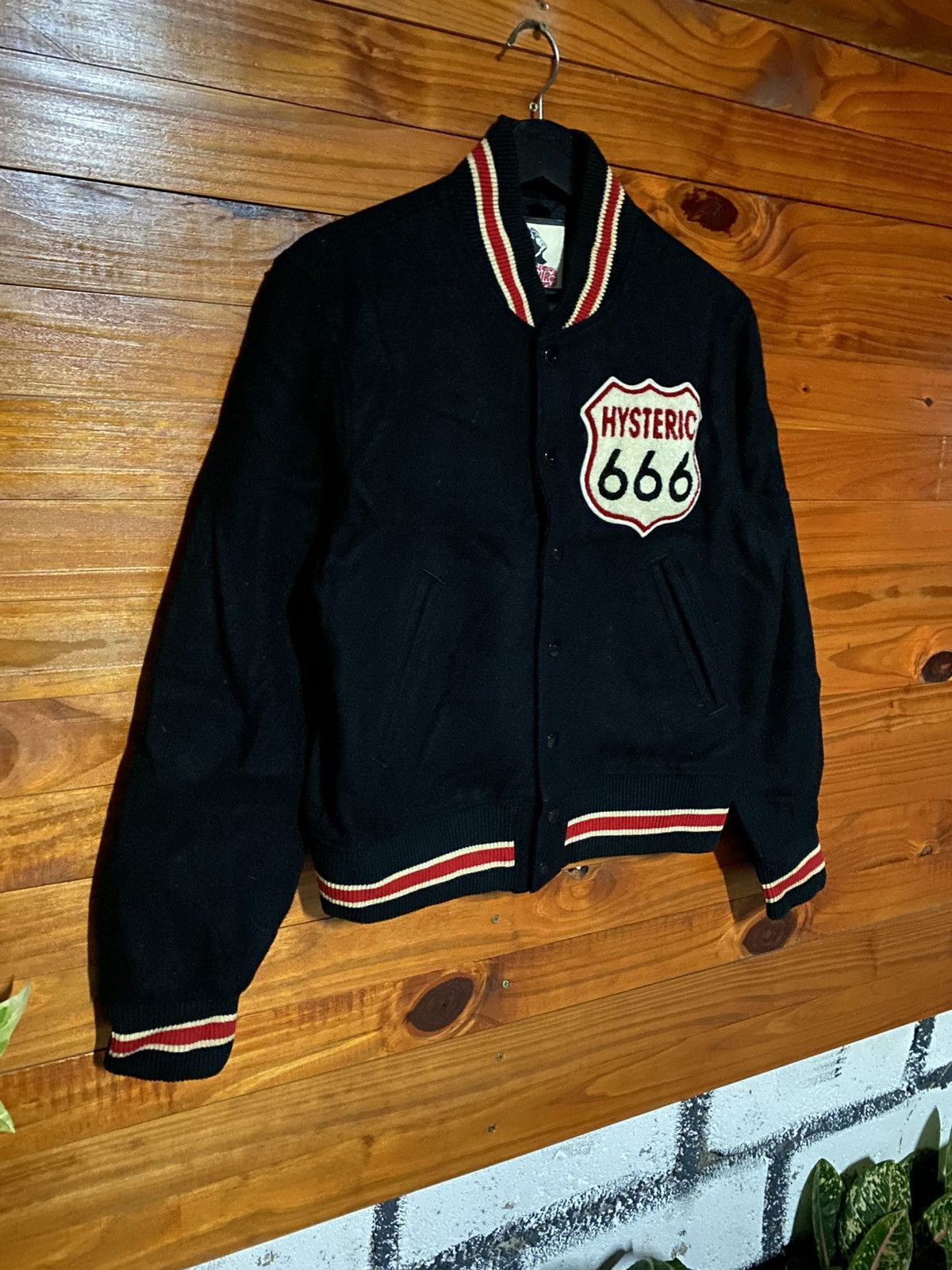 Hysteric Glamour Hysteric Glamour “Hysteric 666” Varsity Jacket Embroidered Size US M / EU 48-50 / 2 - 4 Thumbnail