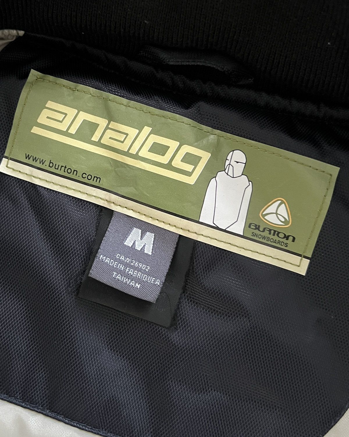 Analog Burton Analog 00s Graffiti Logo Padded Stadium Bomber Jacket Size US M / EU 48-50 / 2 - 9 Thumbnail