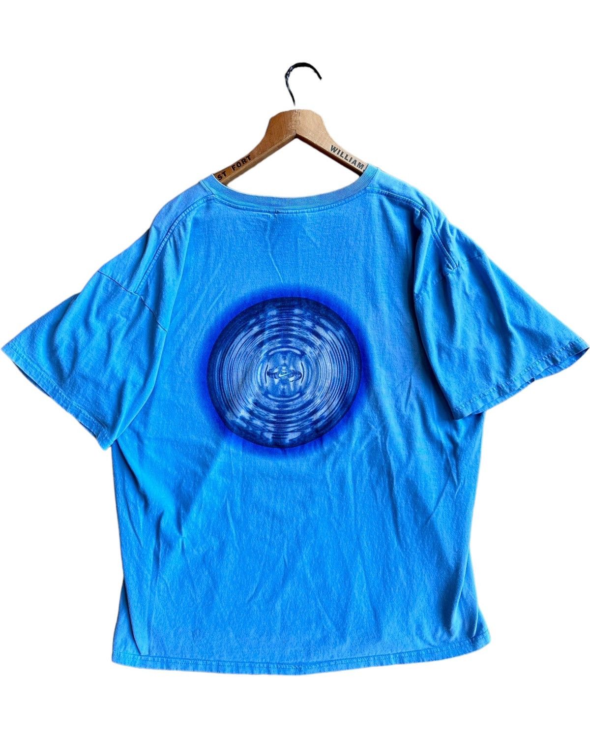 Nike × Vintage 1990s Nike Spiral Tee Size US XL / EU 56 / 4 - 3 Thumbnail