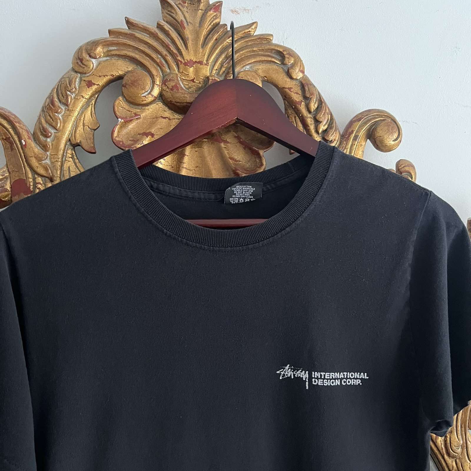 Stussy stussy streetwear black tshirt 90s Size US S / EU 44-46 / 1 - 5 Thumbnail