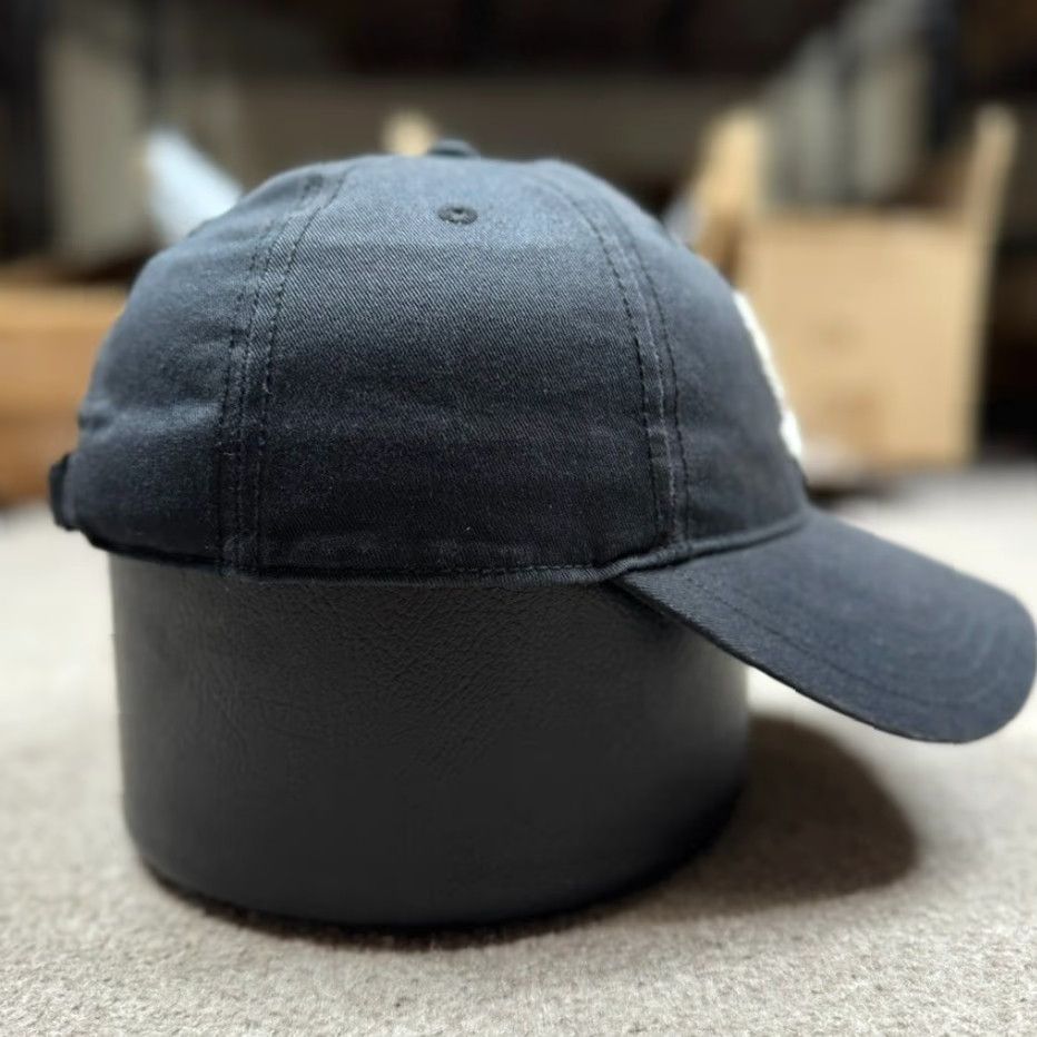 Adidas VINTAGE adidas Baseball Cap Hat Mens One Size Black Embroidered 3 Stripes Logo Sports Size ONE SIZE - 4 Thumbnail