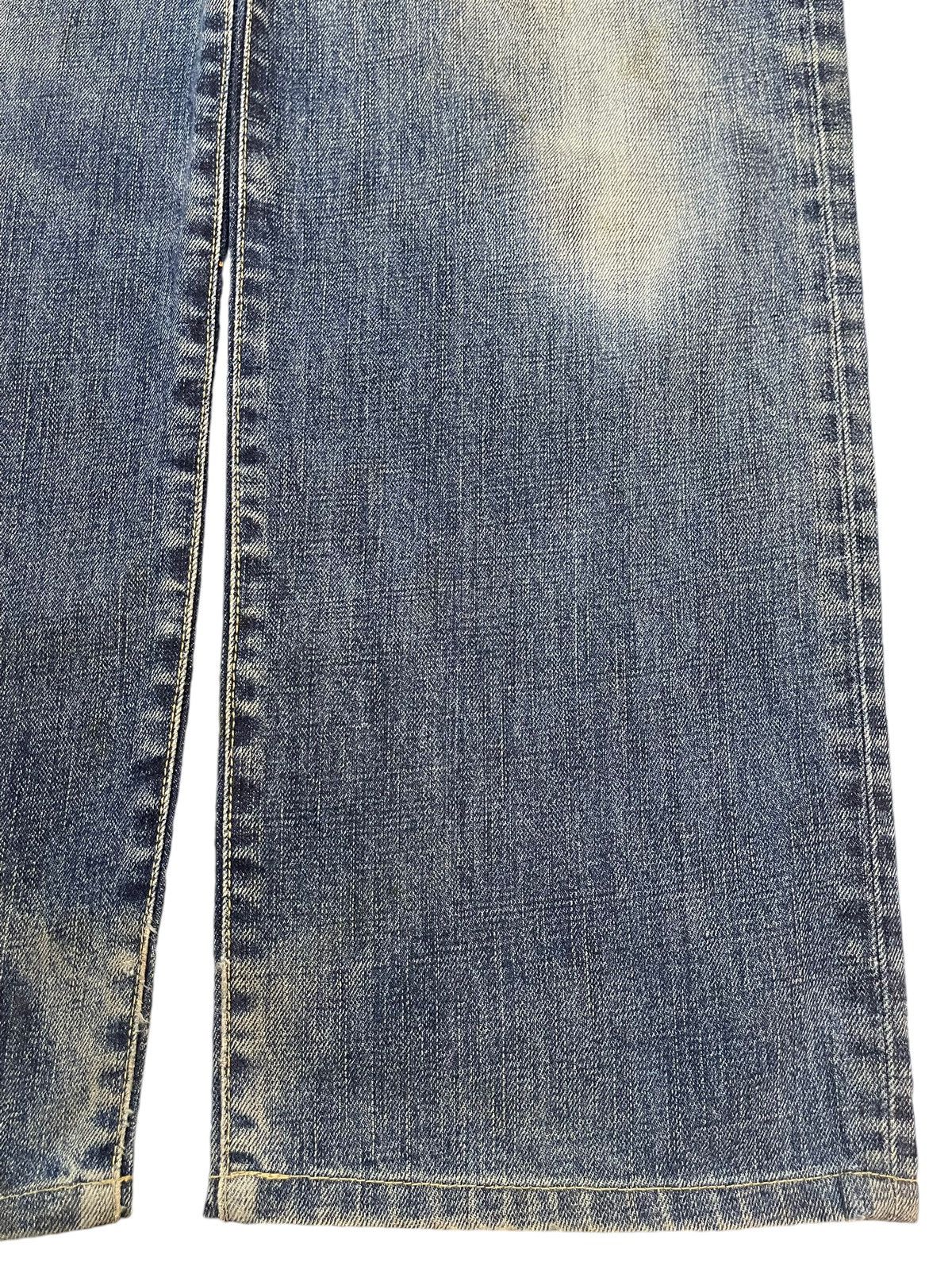 Uniqlo Vintage Y2K Japanese Uniqlo Faded Mud Wash Wide Leg Straight Size US 36 / EU 52 - 8 Thumbnail