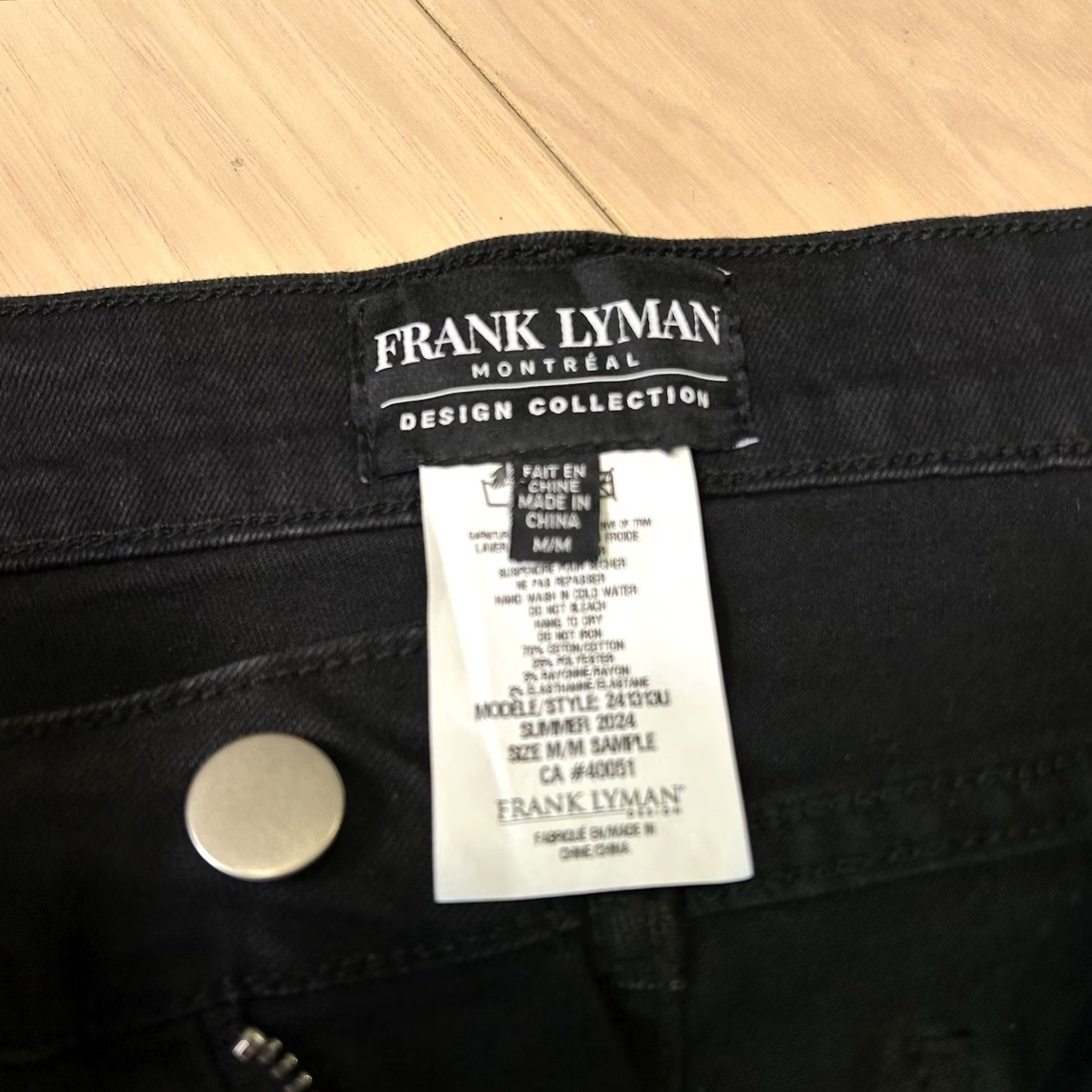 Denime VINTAGE Frank Lyman Montreal Embellished Flare Denim Jean Womens Medium Size 30" / US 8 / IT 44 - 4 Thumbnail