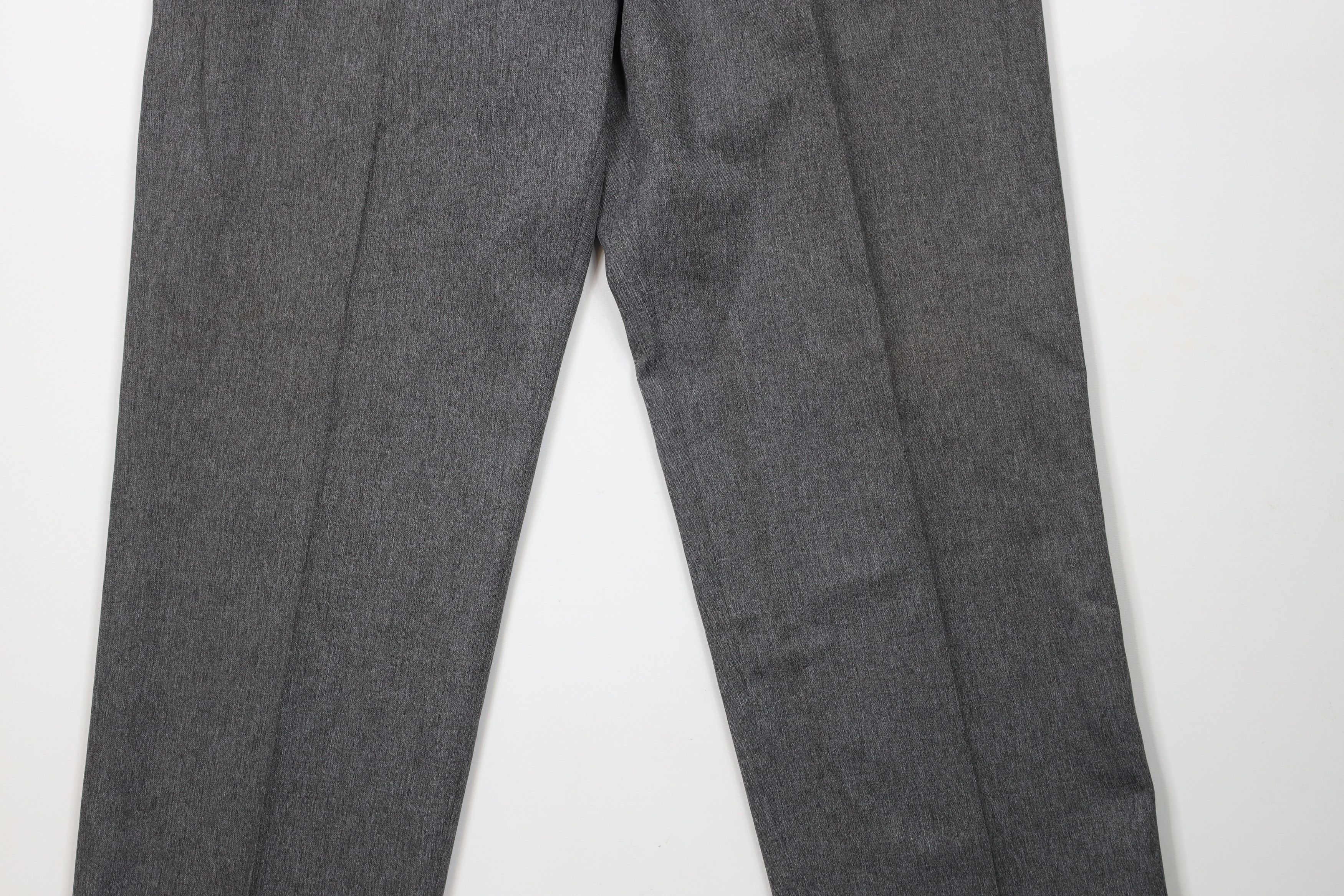 Levi's × Vintage Vintage Y2K 2004 Levis Knit Wide Leg Chino Pants Gray Size US 36 / EU 52 - 3 Thumbnail