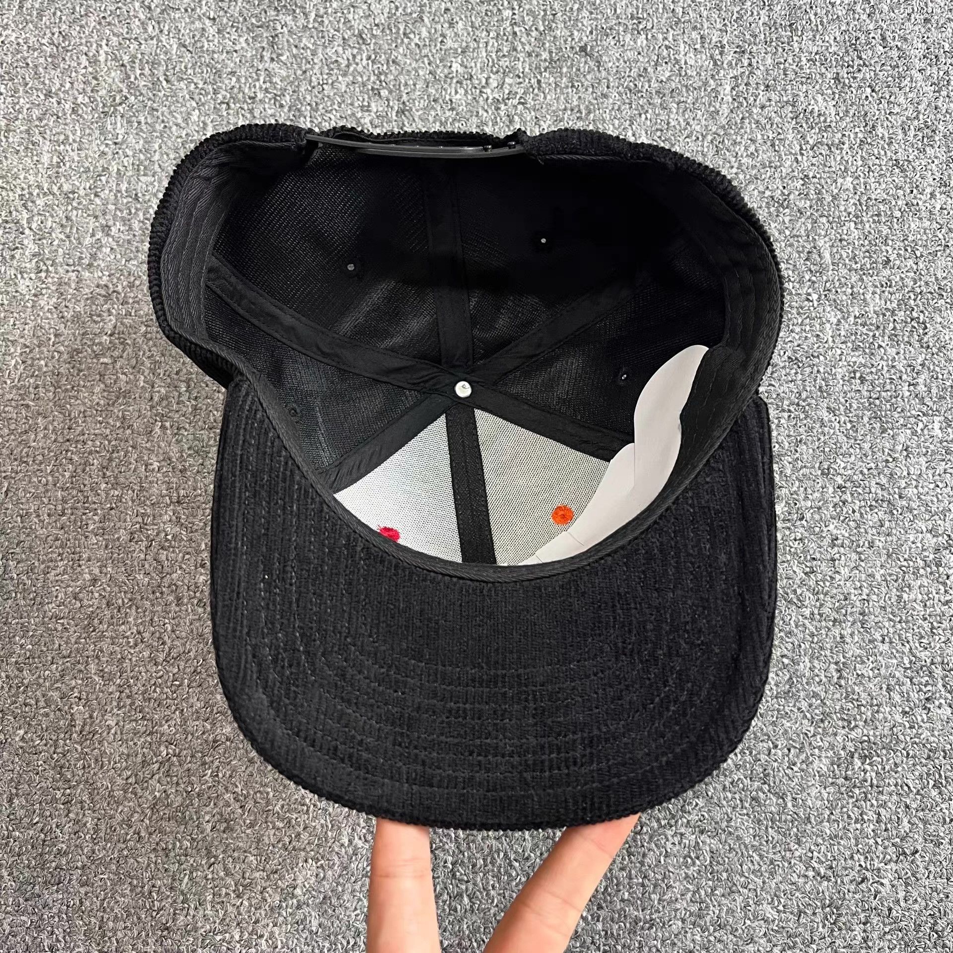 Cross Colours Cross Colours embroidered corduroybrim baseball cap Q7 Size ONE SIZE - 3 Thumbnail