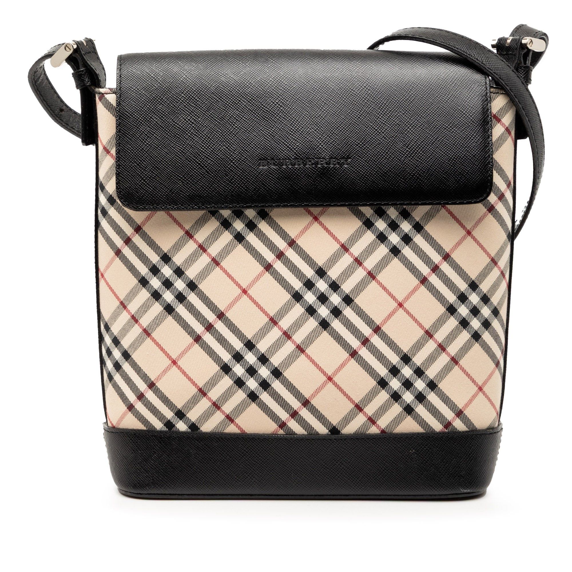 Burberry Nova Check Canvas Crossbody Size ONE SIZE - 1 Thumbnail