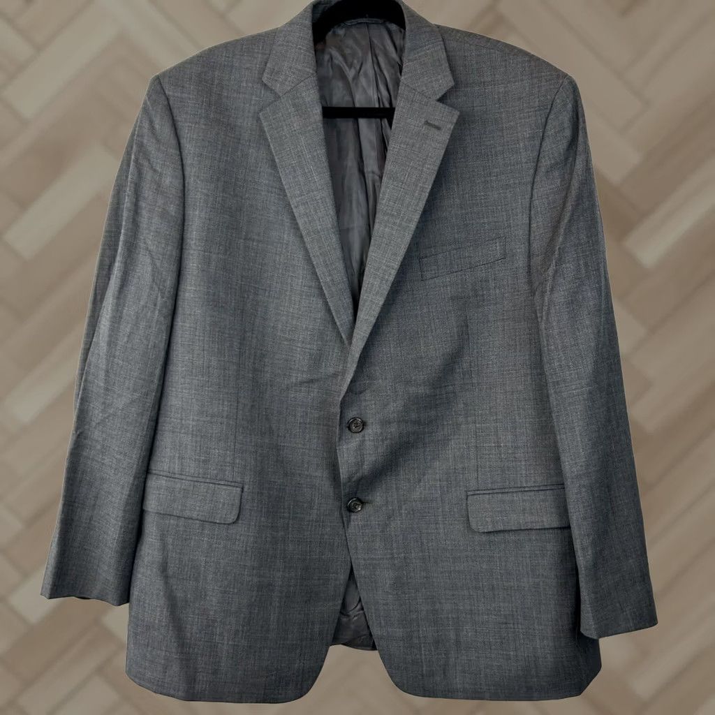 Ralph Lauren Ralph Lauren Blazer Mens 46 Gray Wool 2 Button Sportcoat Read Size 46R - 1 Thumbnail