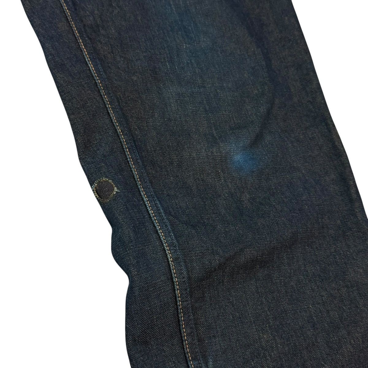 Bape A Bathing Ape Front Star Denim Straight Pants y2k Size US 31 - 9 Thumbnail