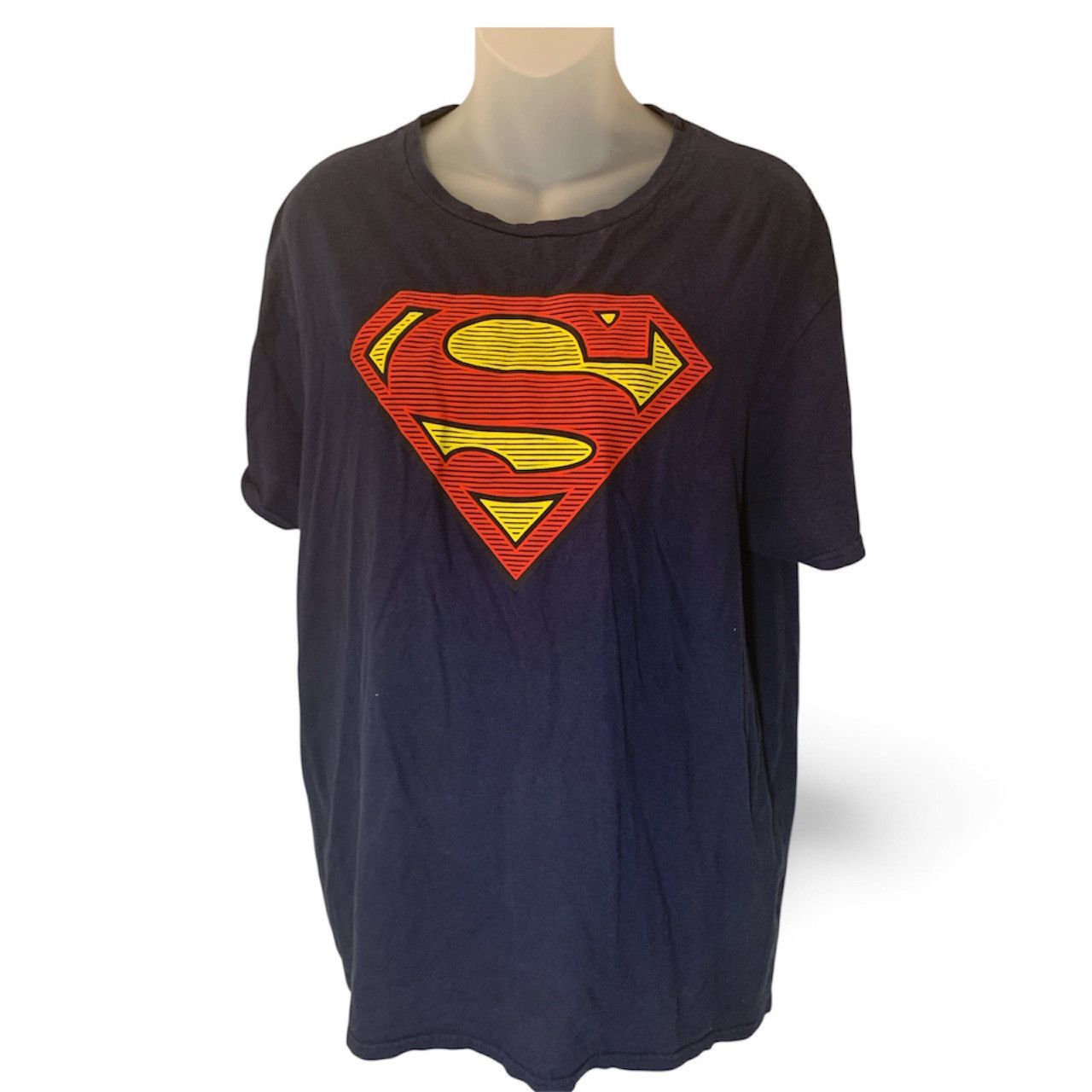 Other Navy Superman Logo T Shirt Size US L / EU 52-54 / 3 - 1 Thumbnail
