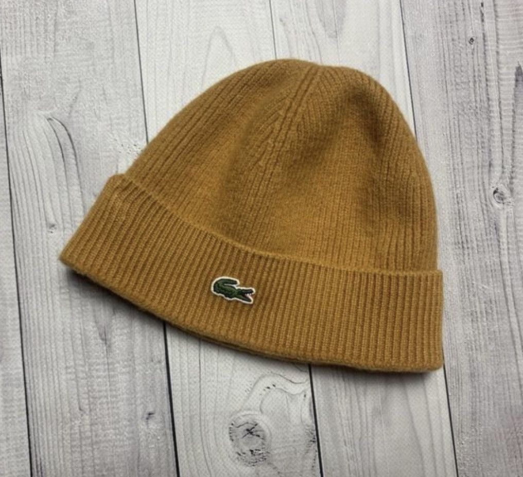 Lacoste × Vintage Vintage Lacoste hat yellow Size 26 - 1 Thumbnail