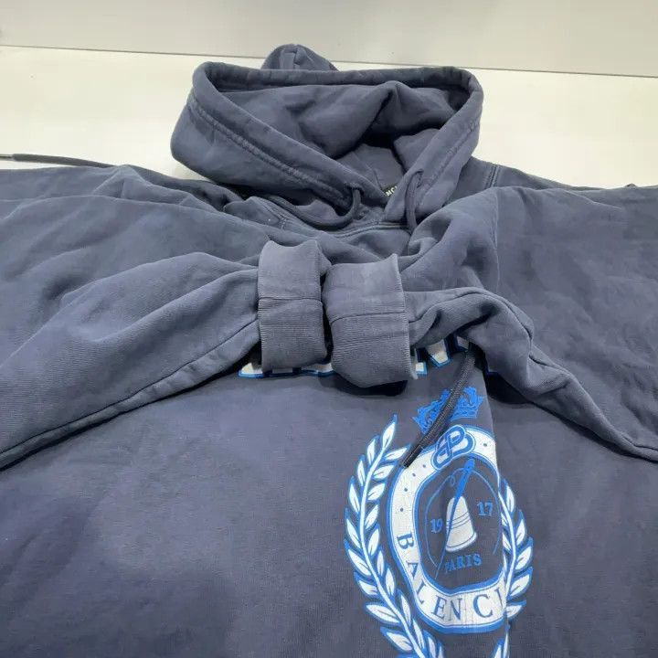 Balenciaga Balenciaga Balenciaga Logo Print Oversized Hoodie -2507 Size US M / EU 48-50 / 2 - 4 Thumbnail