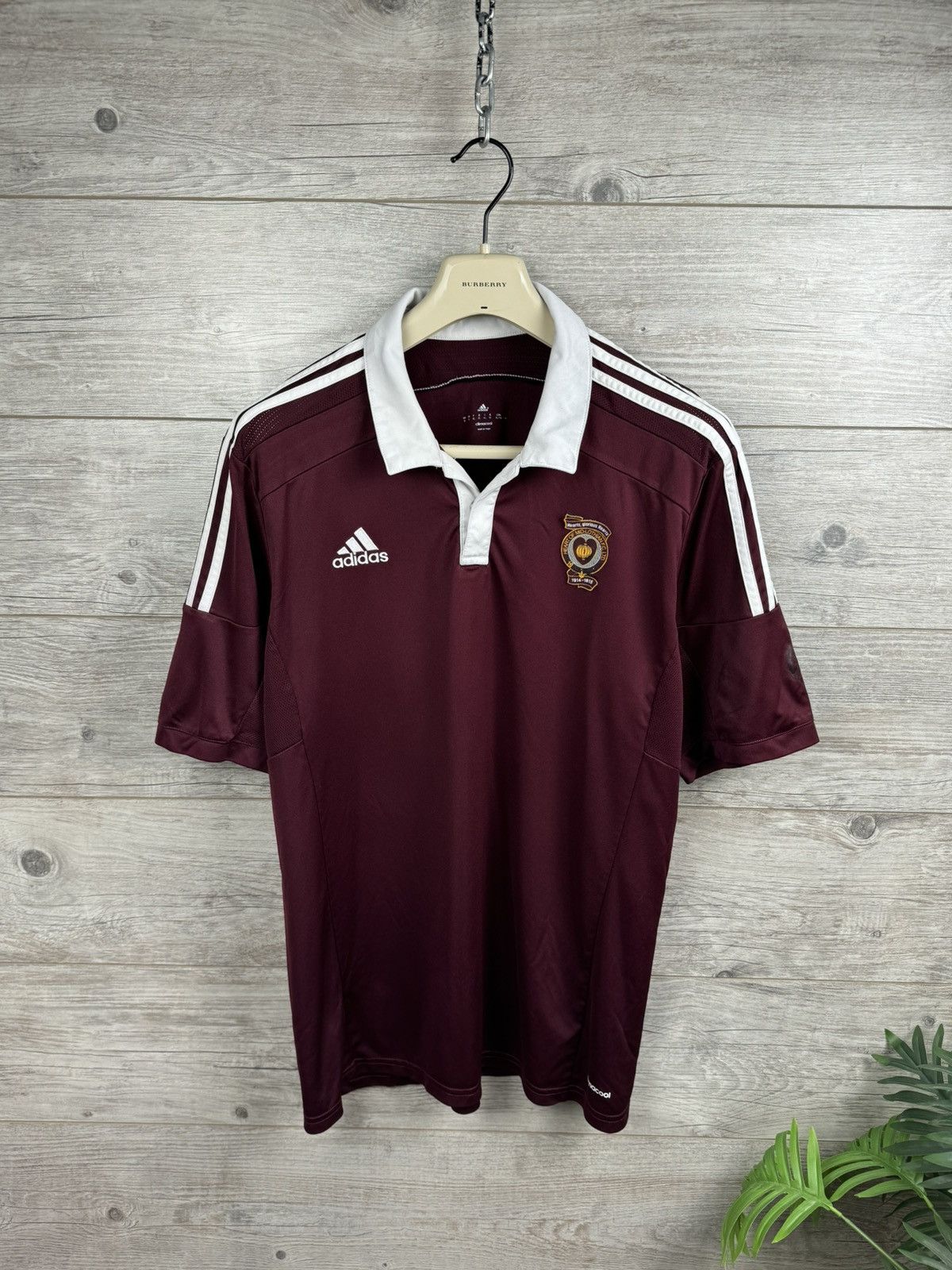 Adidas Adidas HEART OF MIDLOTHIAN 2014 2015 SHIRT SOCCER JERSEY Size US XL / EU 56 / 4 - 3 Thumbnail