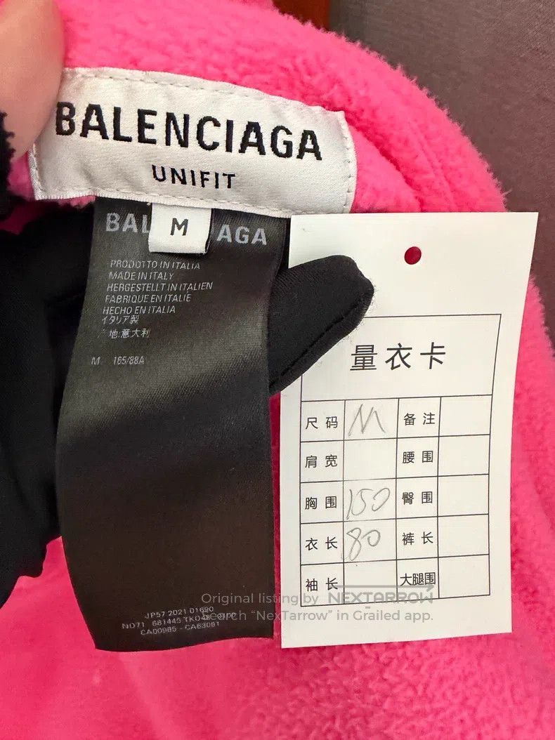 Balenciaga Balenciaga Black and Red Color Block Jacket with Pink Flee Size US L / EU 52-54 / 3 - 5 Thumbnail