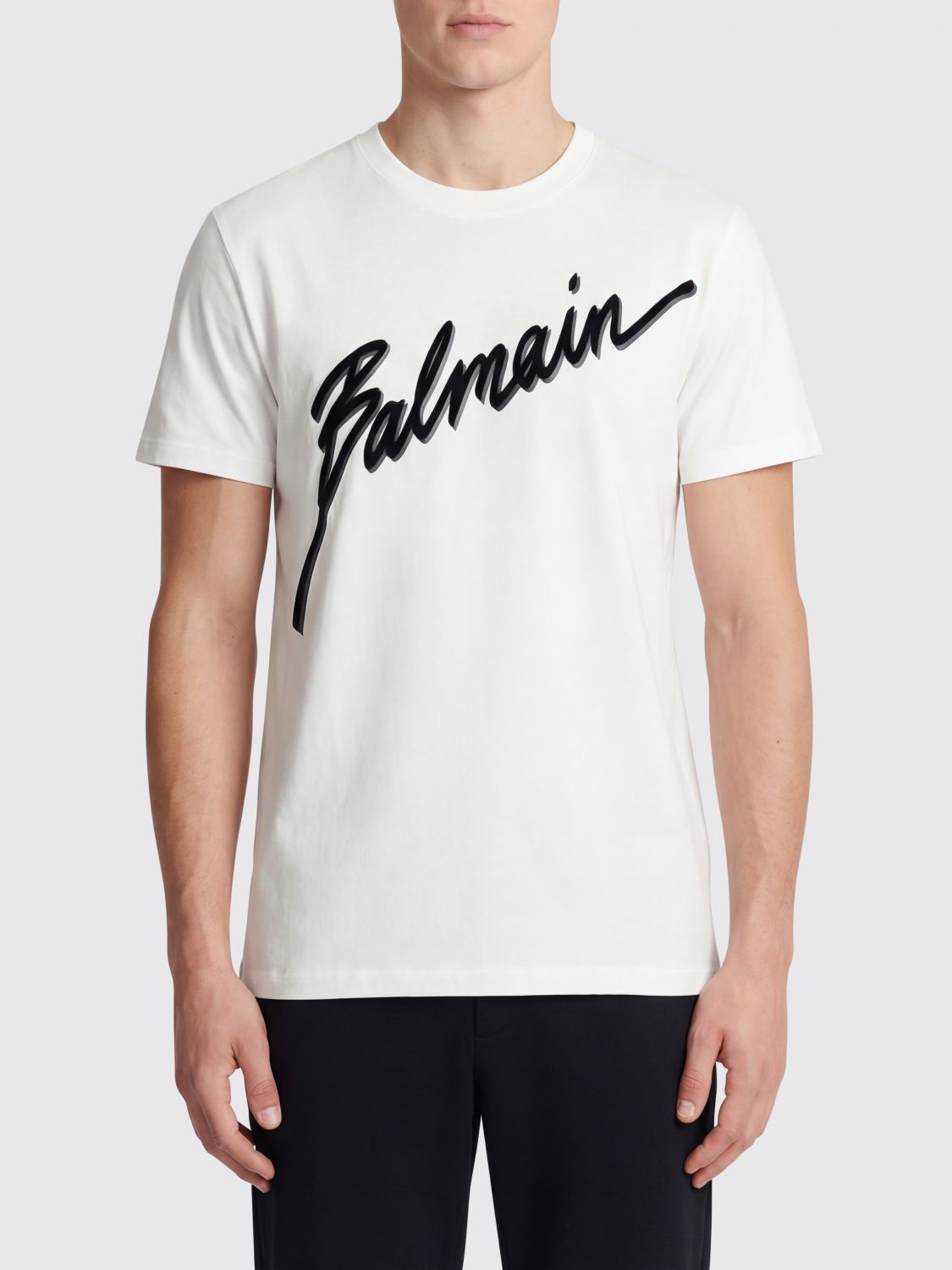 Balmain Balmain T-Shirt Men White Size US L / EU 52-54 / 3 - 1 Thumbnail