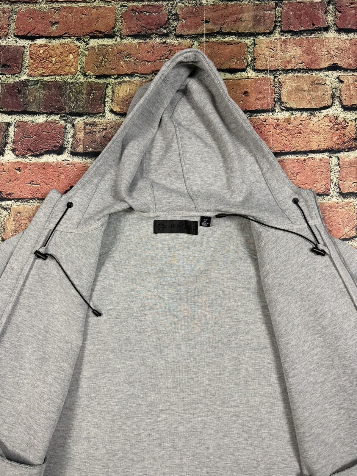 Harley Davidson Harley-Davidson Men's Rib-Knit Zip Up Hoodie Sweatshirt 3XL Size US XXL / EU 58 / 5 - 12 Thumbnail