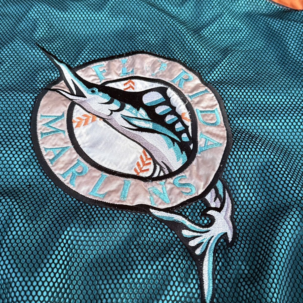 Other Vintage 90s Florida Marlins Pro Player Tag Windbreaker Size US XL / EU 56 / 4 - 10 Thumbnail