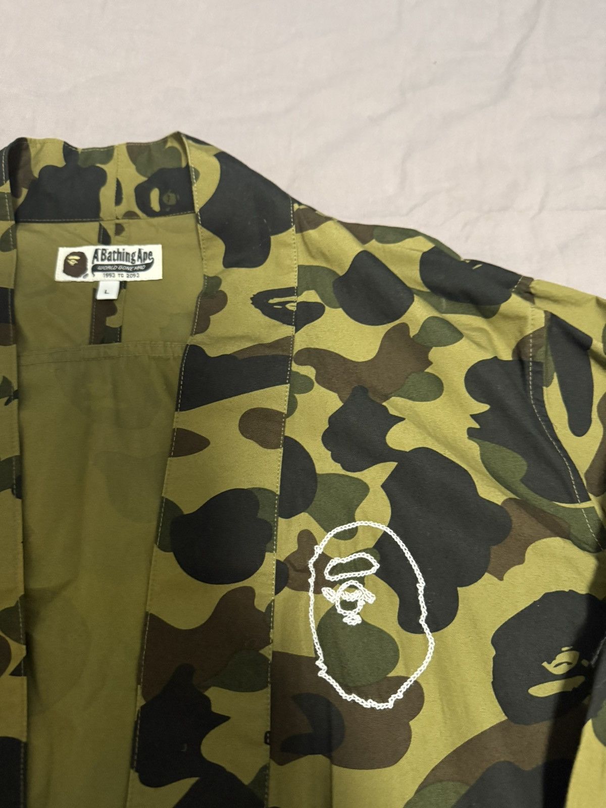 Bape bape 1st first camo bape logo Long shirt Size US L / EU 52-54 / 3 - 2 Thumbnail