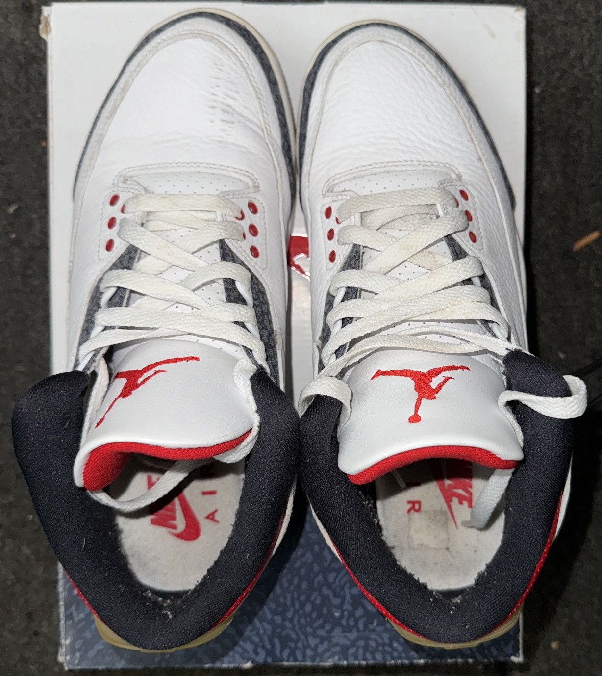 Used Air Jordan 3 Retro Denim SE “Fire Red”